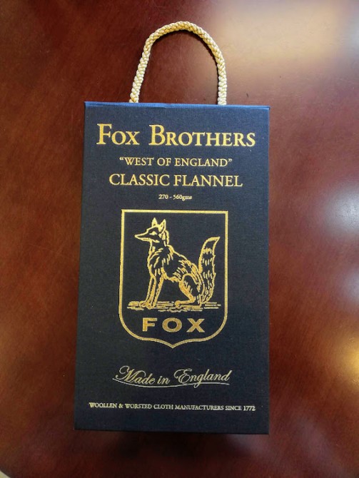 FOX BROTHERS  CLASSIC FLANNEL 　（フォックスブラザーズ　クラシックフランネル）入荷しました！横浜オーダースーツのナガサカ