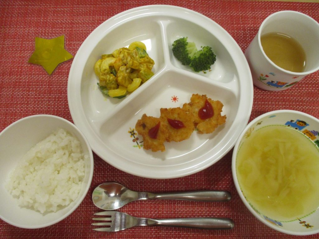 【8月5日㈪の給食・おやつ】