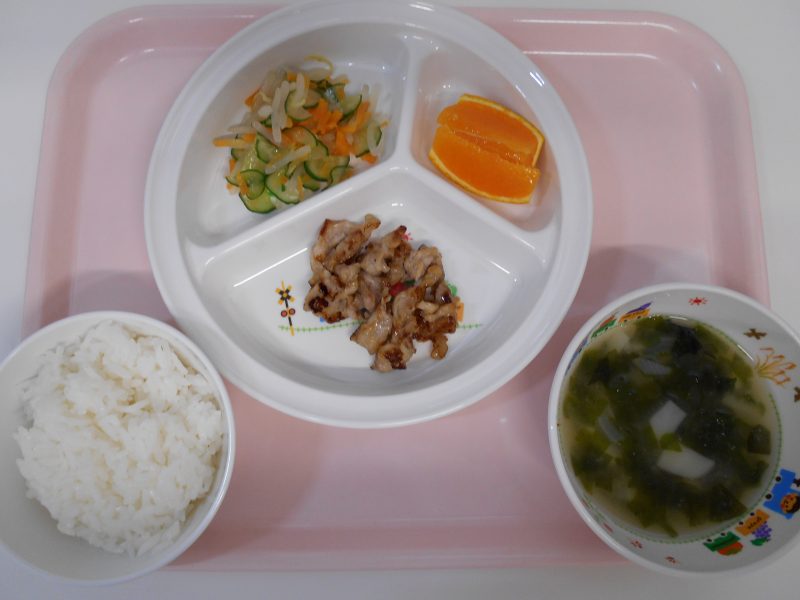 今日の給食です♪