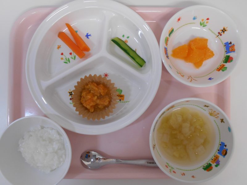 今日の離乳食です(^^♪