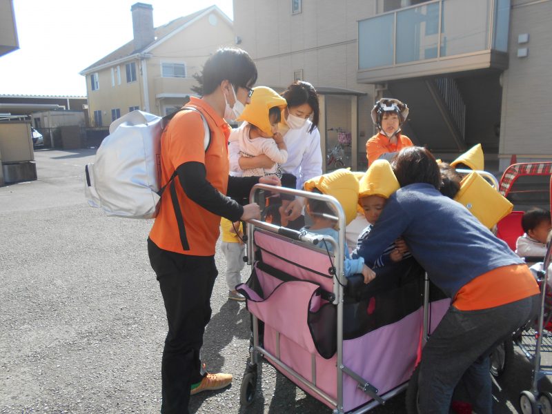 避難訓練をしました(*^^*)