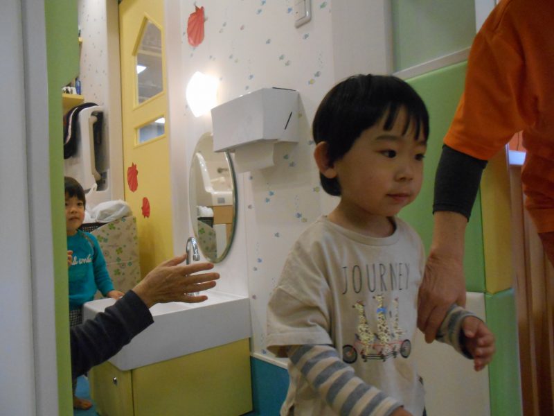 ?卒園式の練習中?