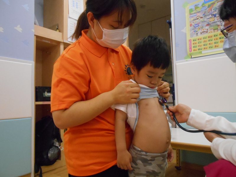 内科検診致しました?