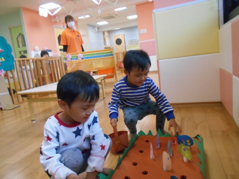 園ブログ　　?収穫祭ごっこをしました?