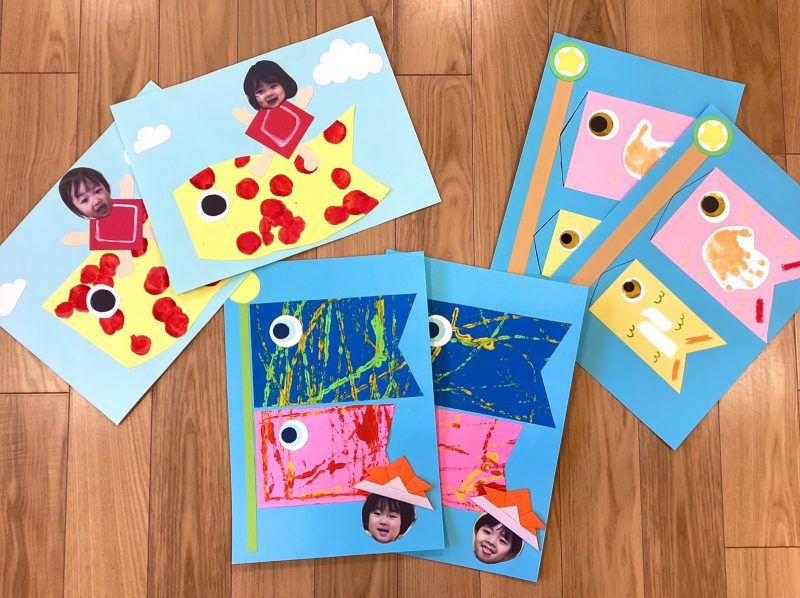 園ブログ　こいのぼりの製作🎏