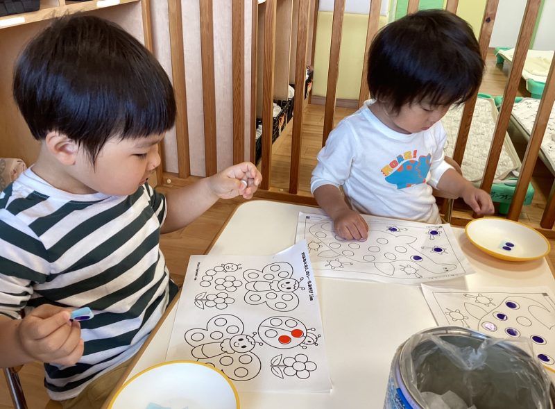 園ブログ　雨の日の遊び🏡☔️