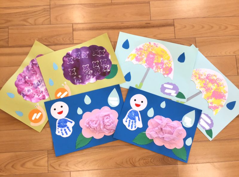 園ブログ　梅雨の製作☔️🐸