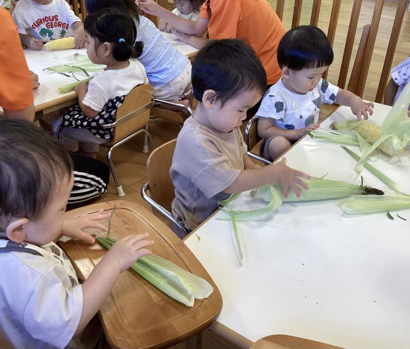 園ブログ　食育活動🌽誕生日会🎉