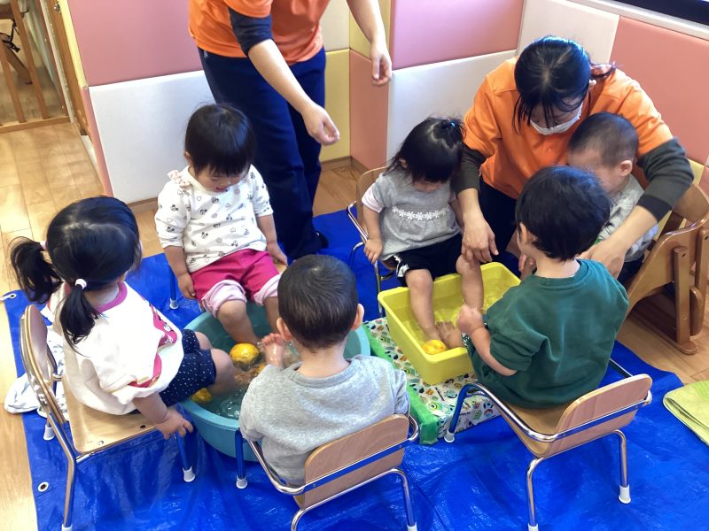 園ブログ　クリスマスの製作🎄食育活動🍊