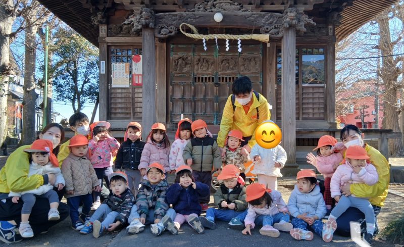園ブログ　🌸正月遊び🎍初詣⛩️