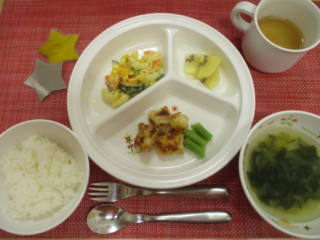 【9月10日㈫の給食・おやつ】