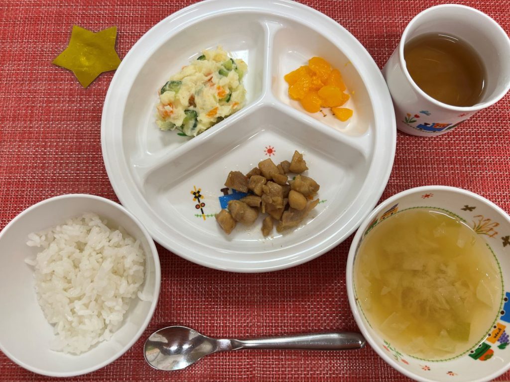 【9月19日㈮の給食・おやつ】
