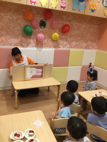 ４月のお誕生会?