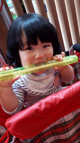 お久しぶりの登園も元気いっぱいです(*^^*)