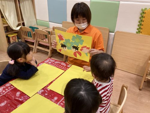 春の製作をしました?