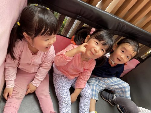 ?戸外遊びが楽しめる季節になりました?