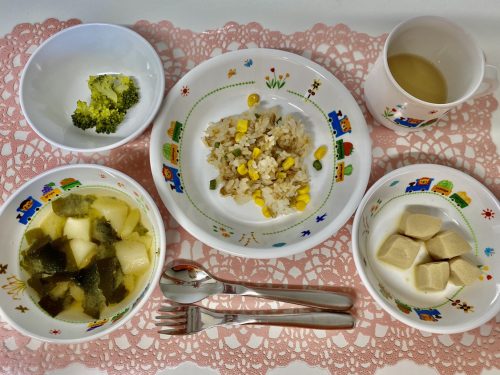 9月26日（月）の給食・おやつ