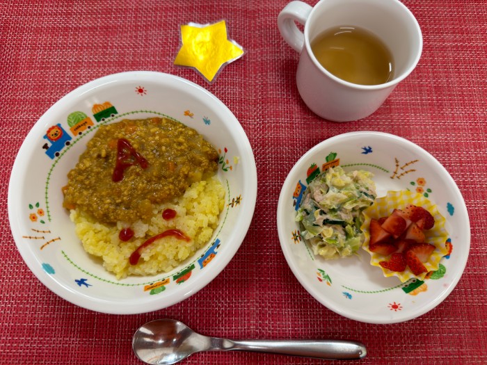 【2月3日㈫の給食・おやつ】【節分会】