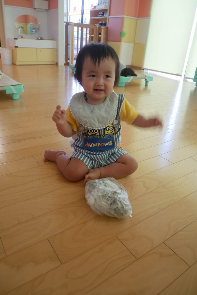 園ブログ     水遊びが始まりました?