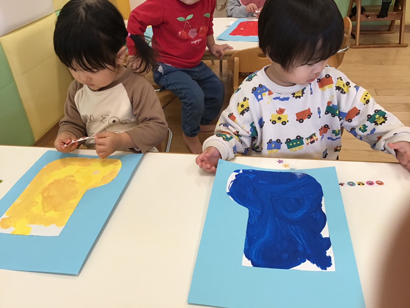 園ブログ　製作です