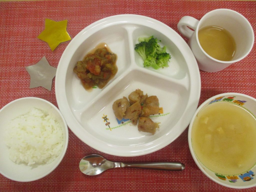 【6月14日㈮の給食・おやつ】