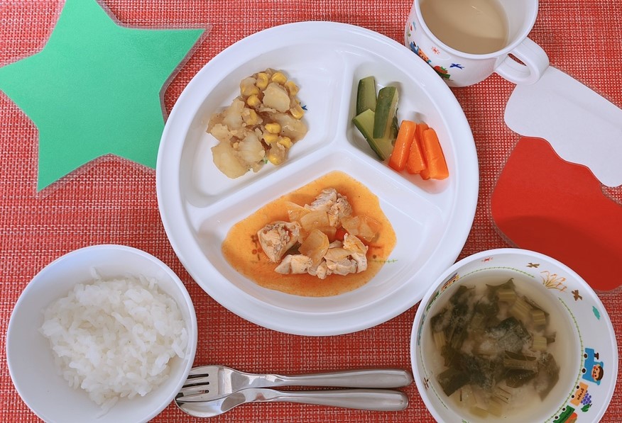 12月9日（土）の給食・おやつ