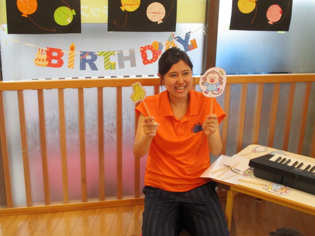 8月の誕生会＆夏祭り♪