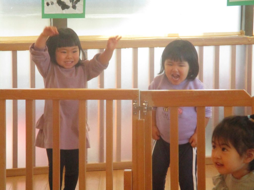 寒さに負けない子どもたち???