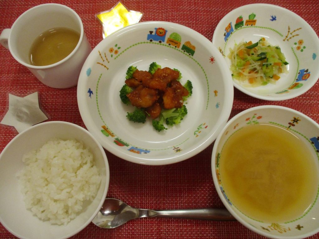 【9月11日㈬の給食・おやつ】