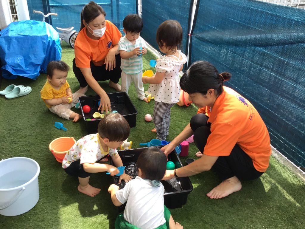🌞水遊びが始まりました🌞