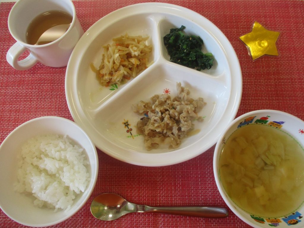 【5月27日㈫の給食・おやつ】