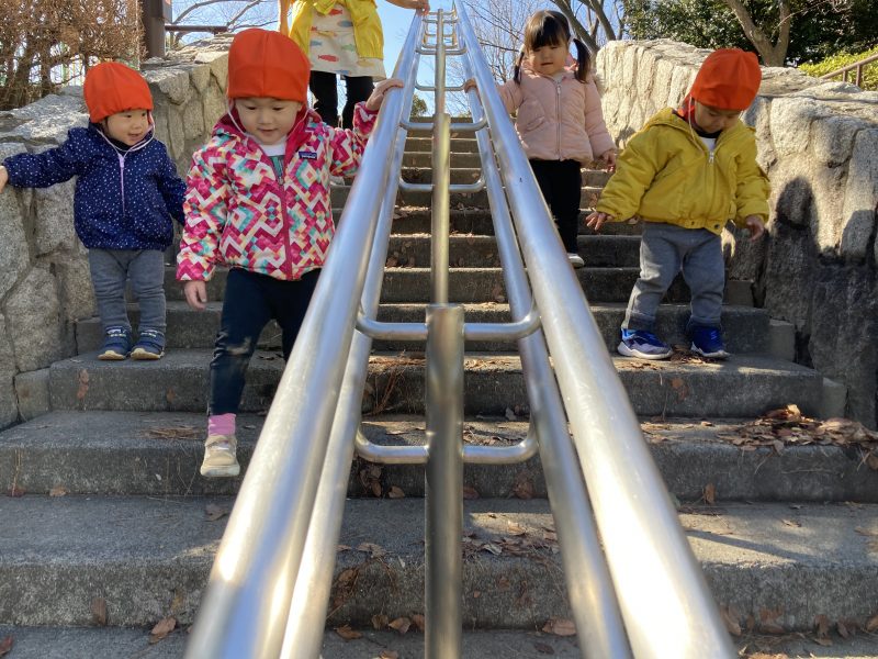 楽しくお散歩♪