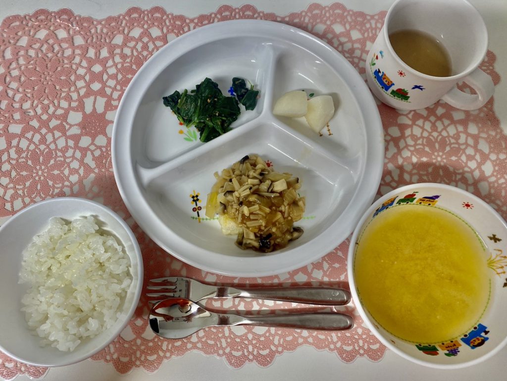 9月12日（月）の給食・おやつ