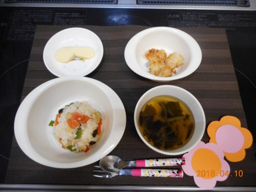 ４月１０日(火）のお給食