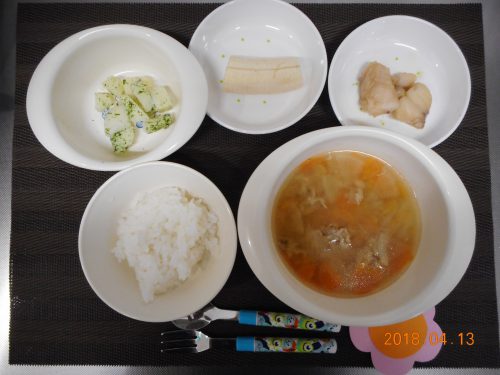 ４月13日（金）のお給食