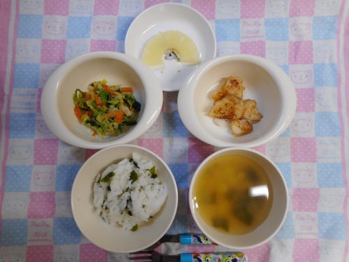 ４月３日(火）のお給食