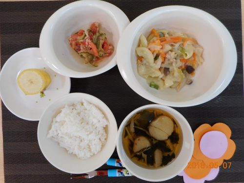 5月7日(月）のお給食