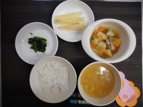 5月15日(火）のお給食