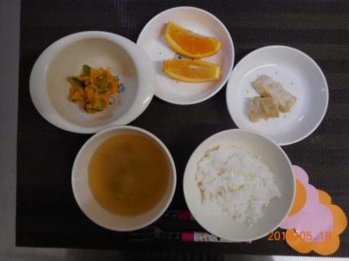 ５月１８日（金）のお給食