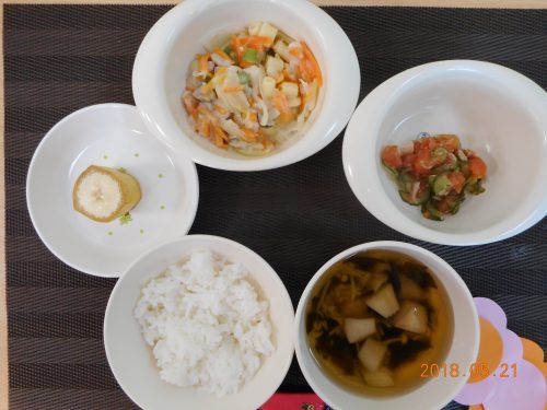 ５月２１日(月）のお給食