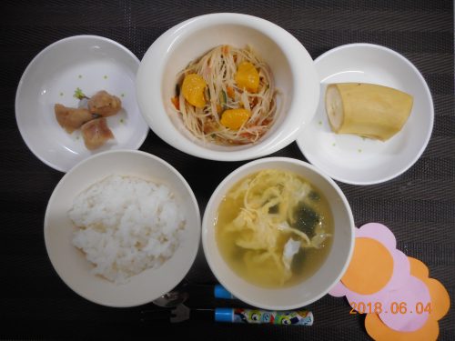 ６月４日（月）のお給食