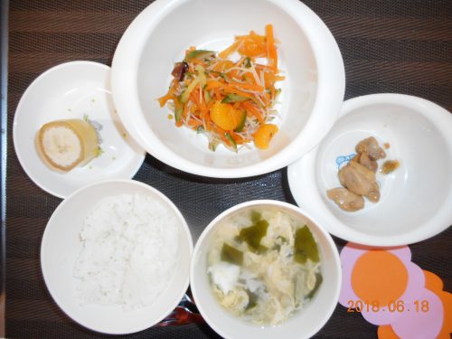 ６月１８日(月）のお給食