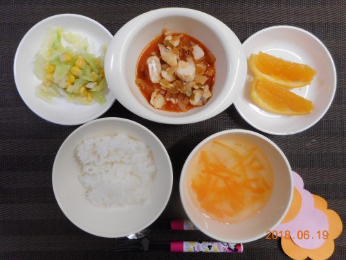 ６月１９日(火）のお給食