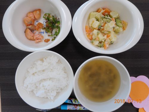 ７月13日（金）のお給食