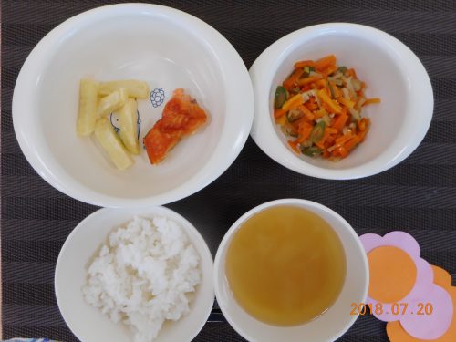 ７月20日(金）のお給食