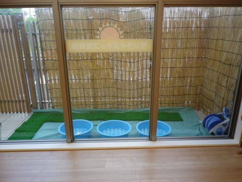 【小規模保育：奏の杜園】始まりました☆水遊び(*^^*)