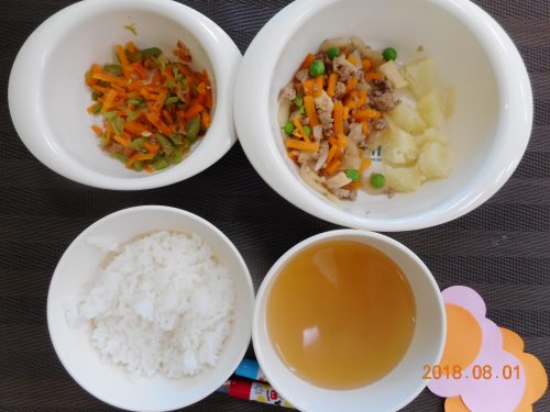 ８月１日（水）のお給食