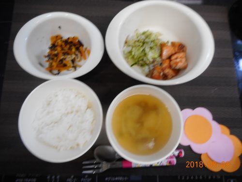 ８月９日(木）のお給食