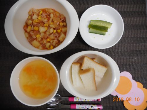 ８月１０日（金）のお給食