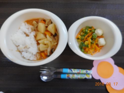 ８月１７日(金）のお給食